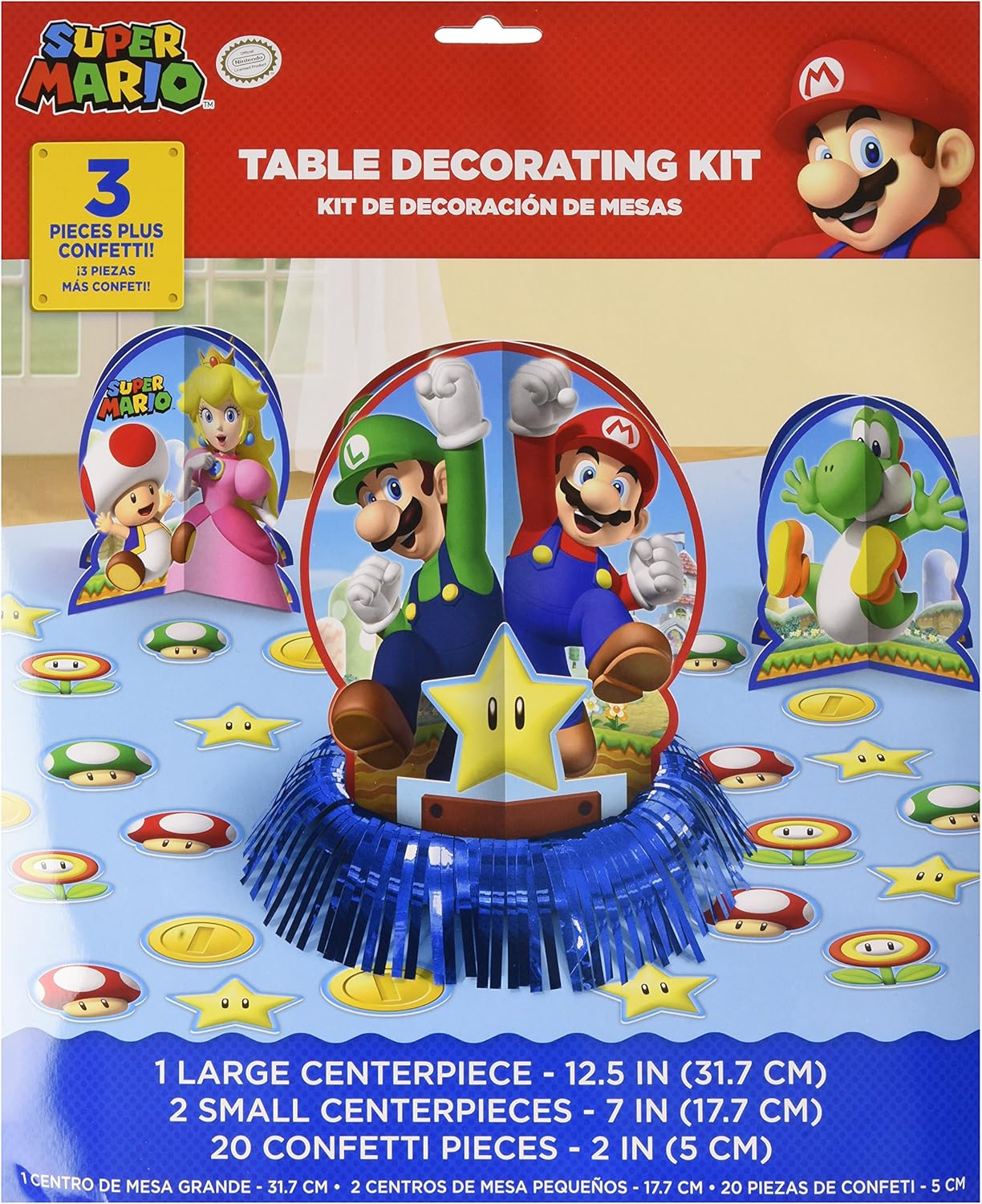 Amazon Com Amscan Super Mario Brothers Table Decorating Kit
