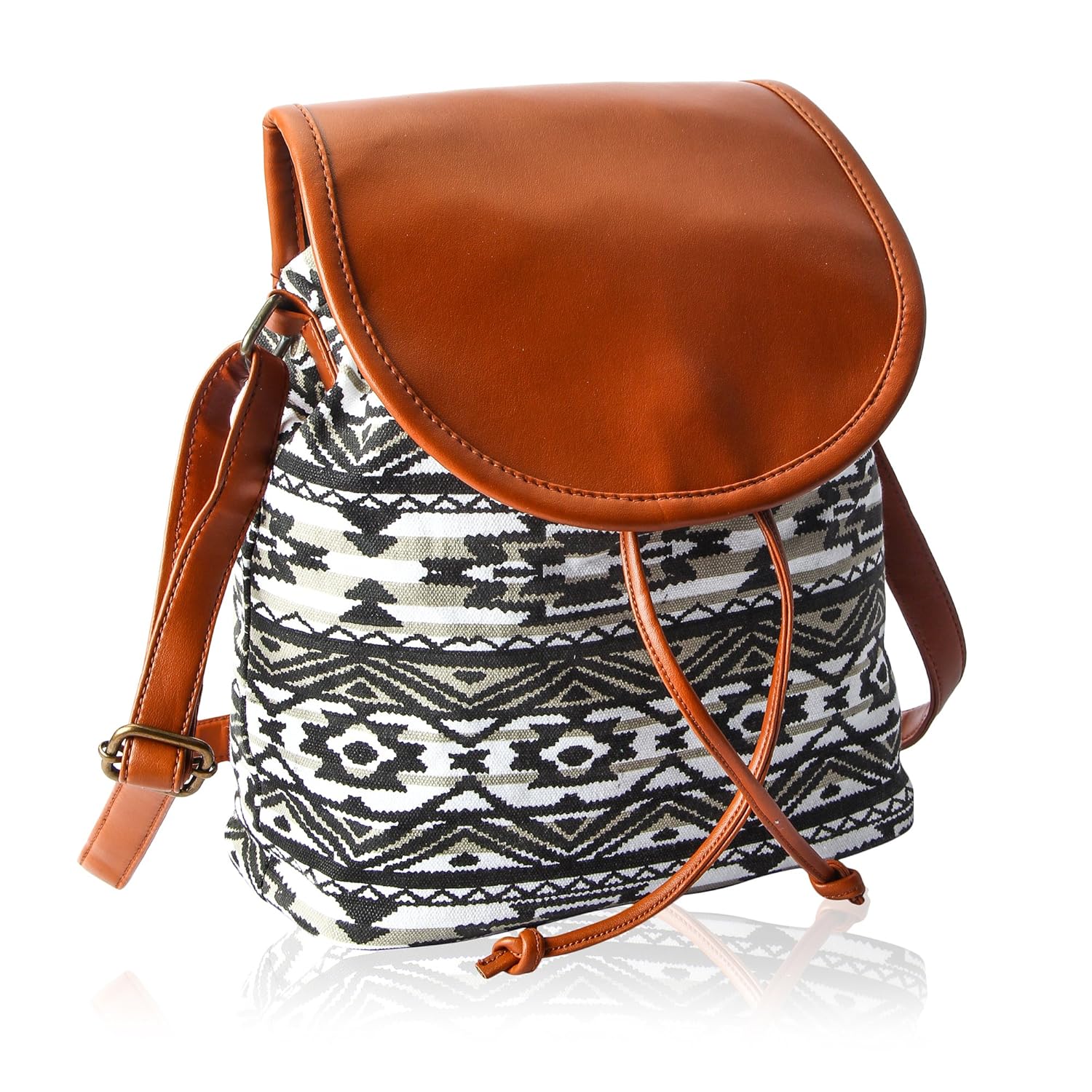 kleio women's canvas sling bag (multicolor,bnb316ly-bwb)