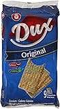 Dux, Original Crackers, Salty & Crunchy, Enjoy Anytime, 8.82 Ounce, 1 Box contains 4 Bags, each with 9 Individual Packs and every pack includes 3 Crackers, totaling 36 crackers per box.