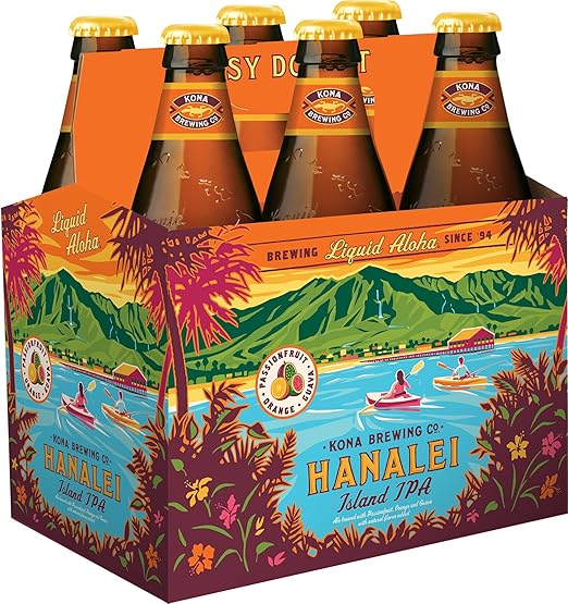 Kona Hanalei Island IPA, 12 fl oz, 6 ct