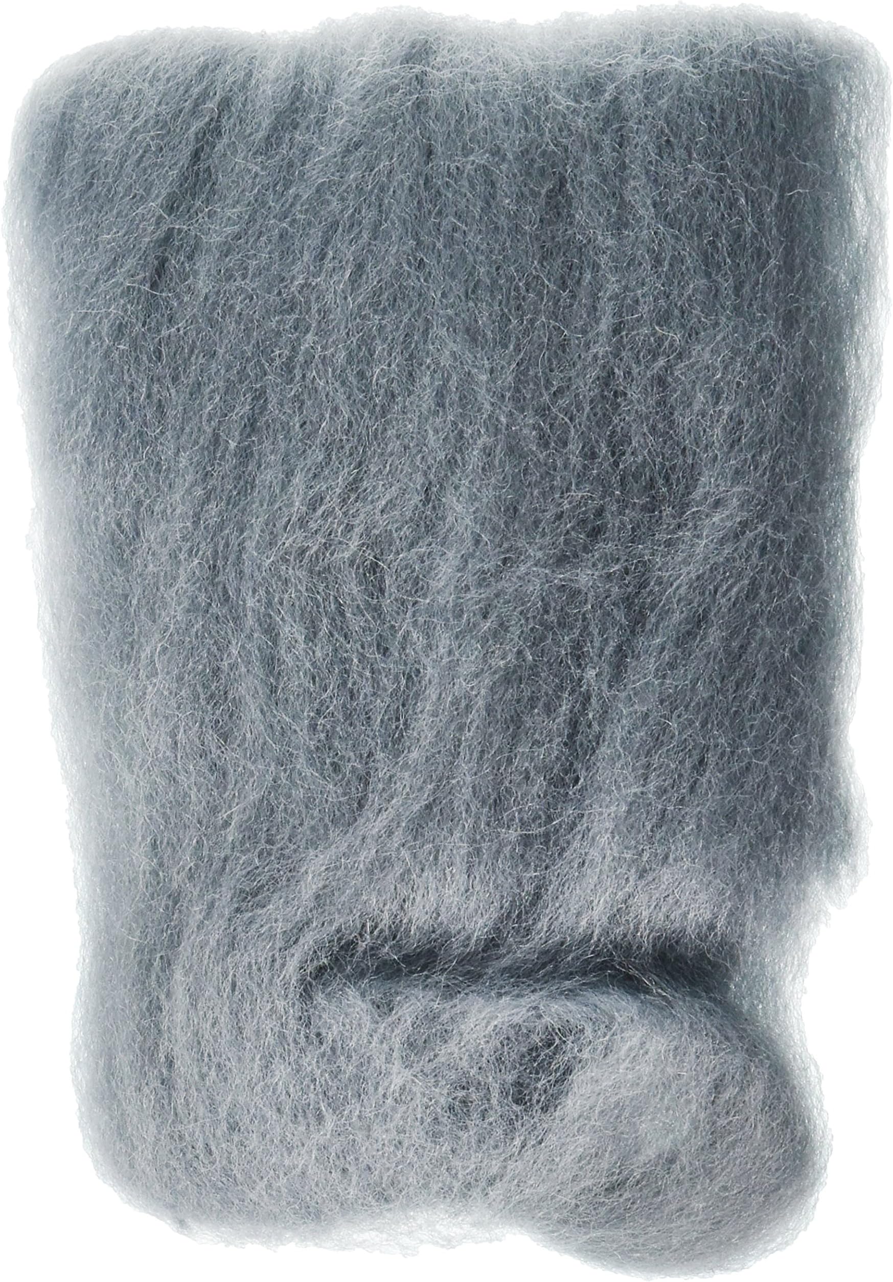 Wistyria Editions Wool Roving 12" .22oz, Smoke