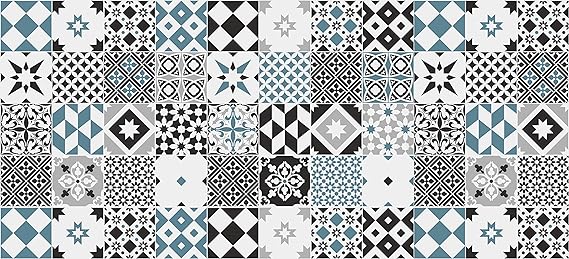 Alfombra VINILICA Estampada Vinilo DE PVC FÁCIL Limpieza Antideslizante