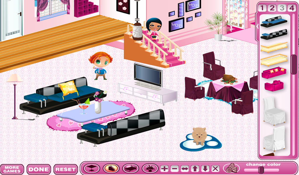 girl games doll house