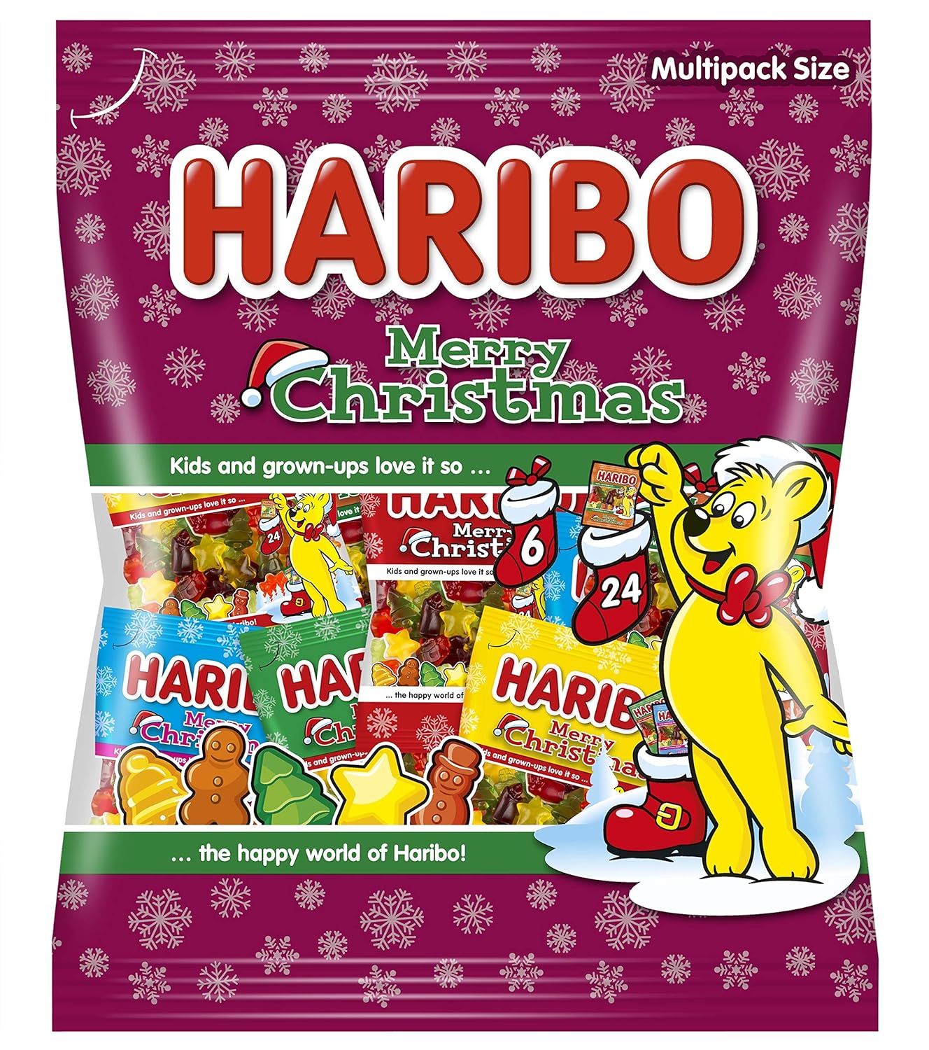 Haribo Christmas Mini Maxi, 250 g Amazon.de Lebensmittel & Getränke