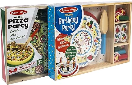 melissa and doug pizza and birthday cake
