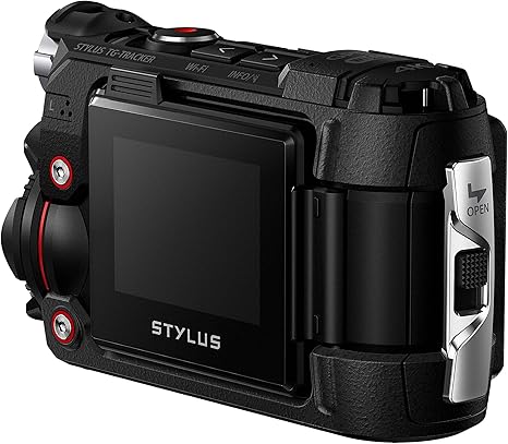 Amazon Com Olympus Tg Tracker With 1 5 Inch Lcd Black Camera Photo