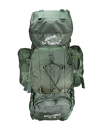 Da Tasche King & Prince 95L+20L Military Green Rucksack with Detachable Backpack