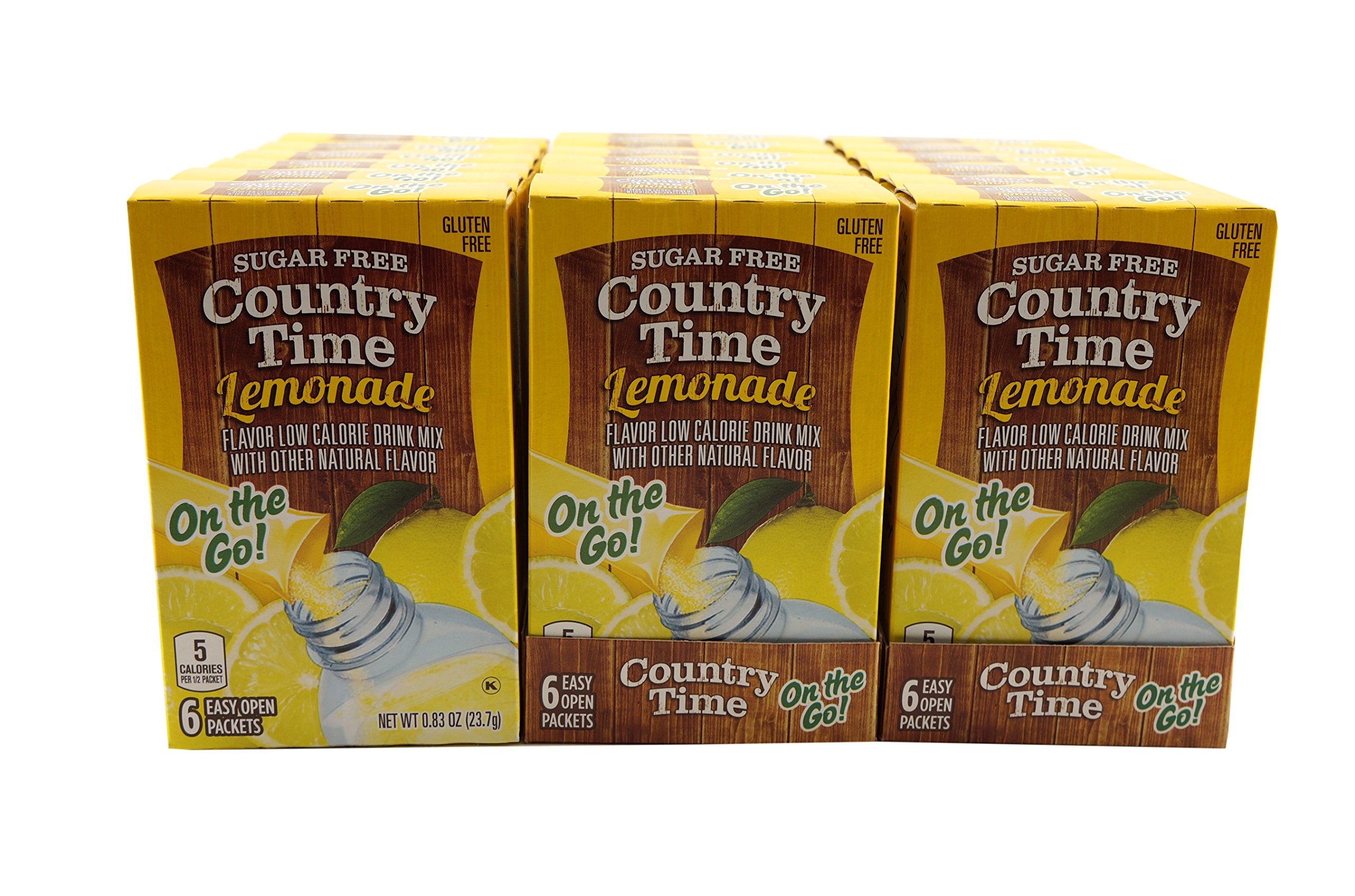 Amazon.com : Country Time Sugar Free On The Go Raspberry Lemonade, 0.48