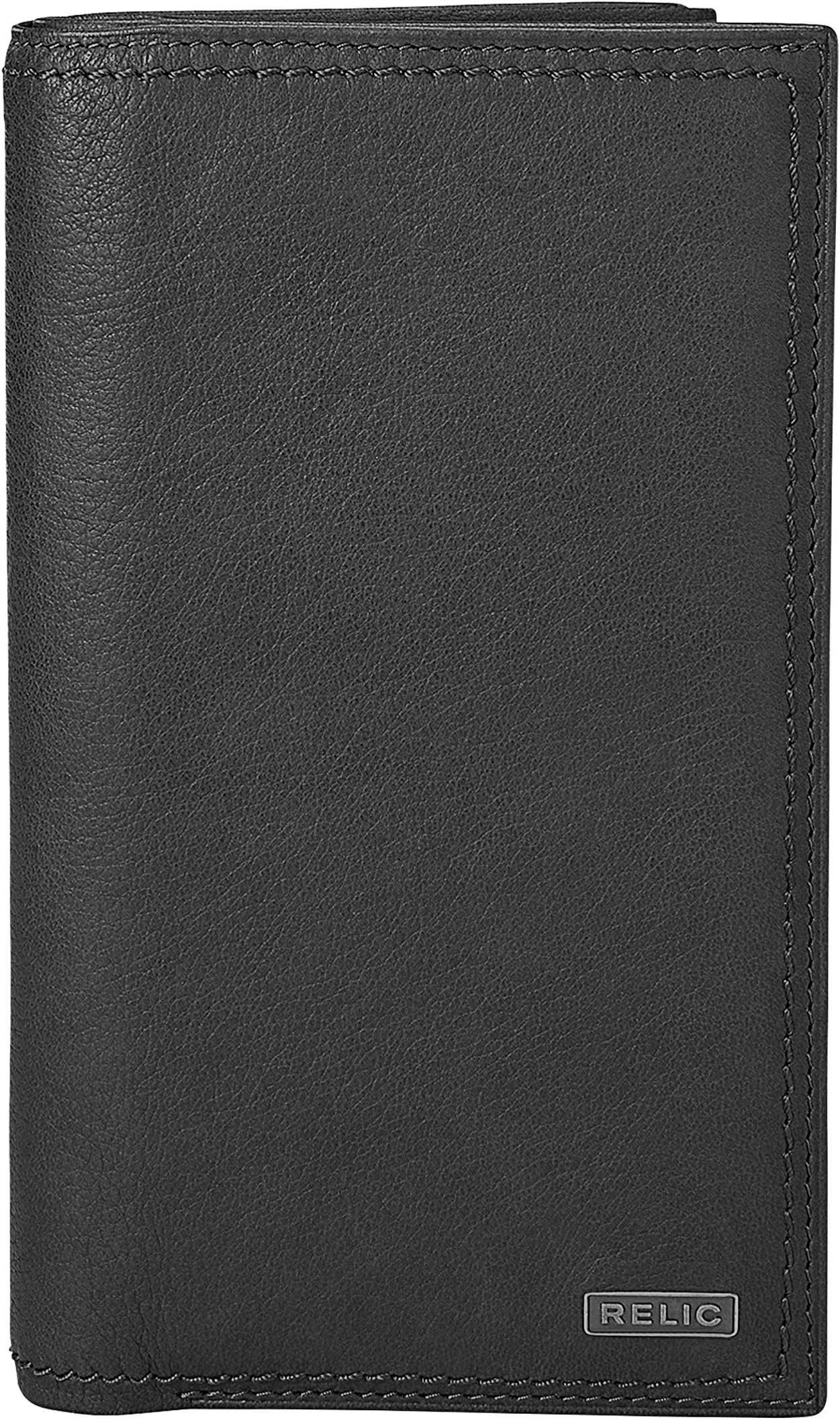 Relic by Fossil Men's Leather Traveler Checkbook Wallet