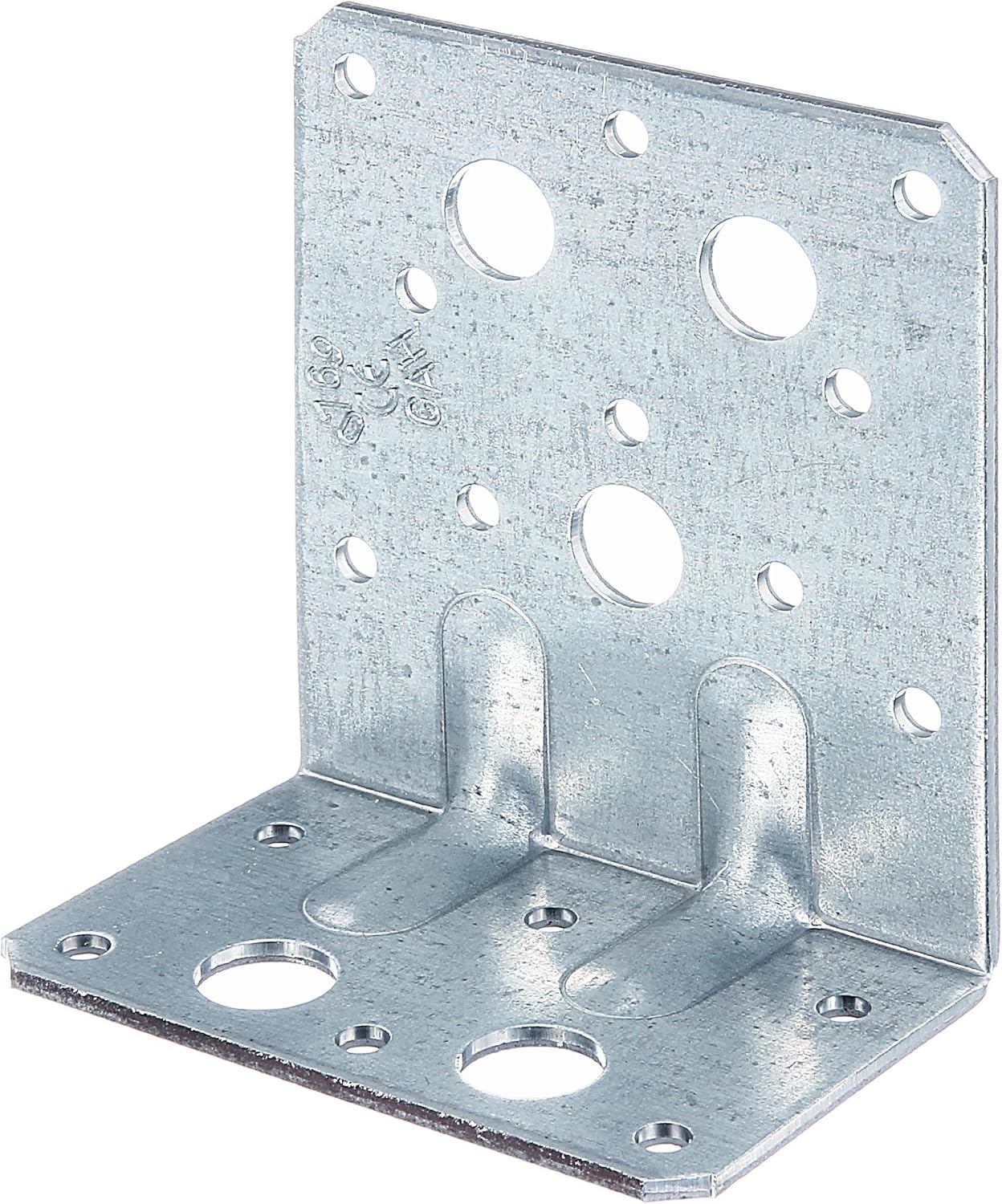 Heavy Load Angle Connector with Corrugation 90 x 90 x 80 mm / 50 STK. Oberflaeche: sendzimirverzinkt
