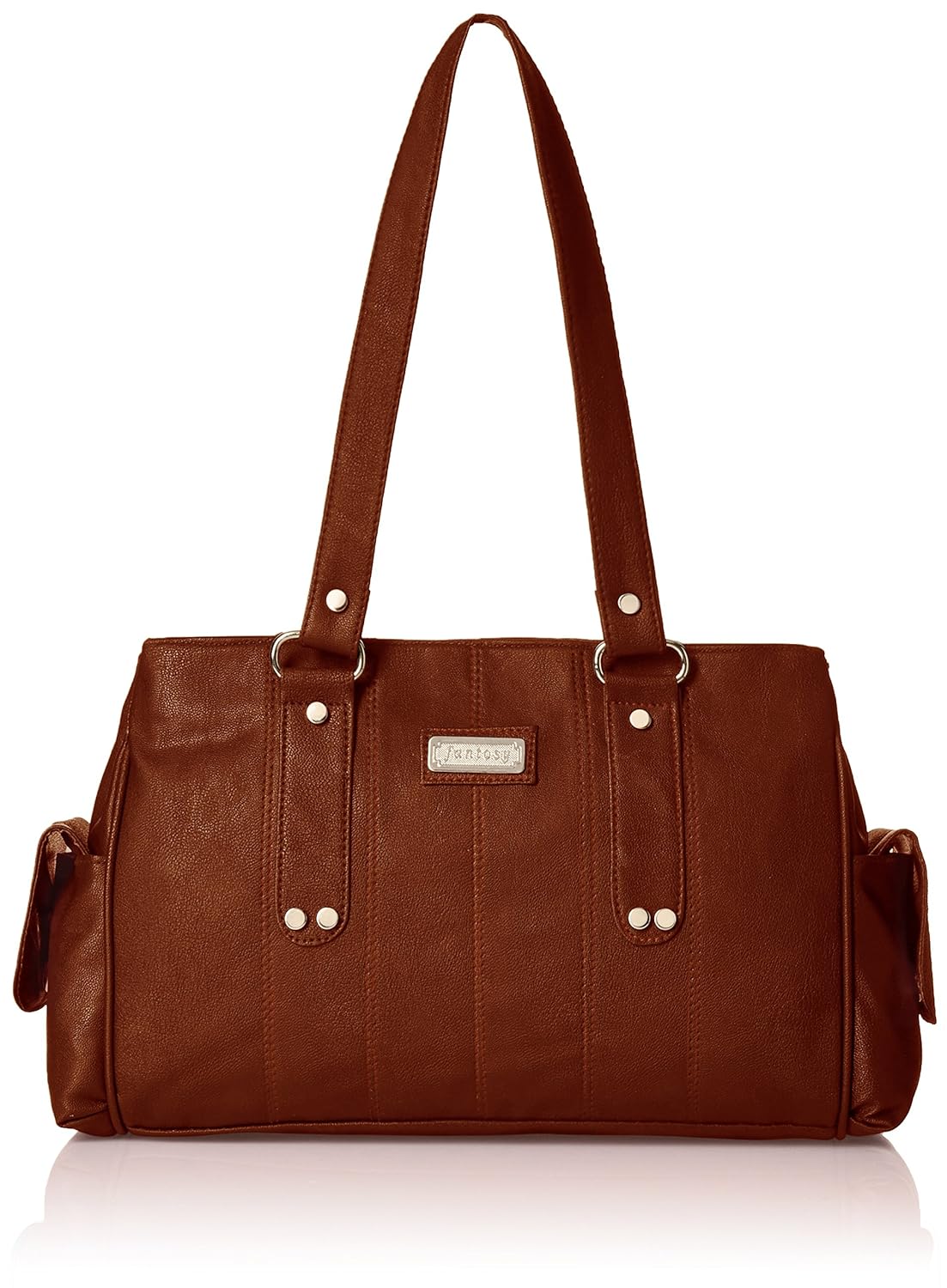 fantosy women's handbag (fnb-127, tan)