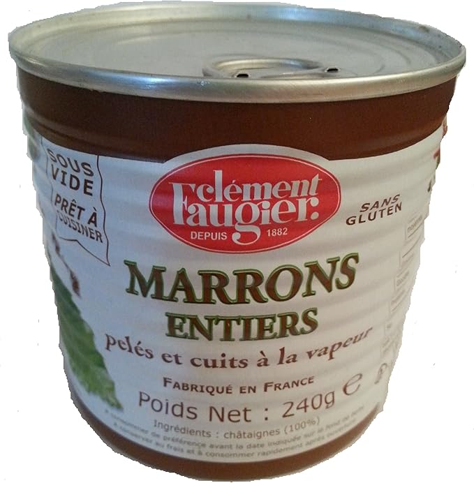 Clement Faugier Marrons Entiers Peles Et Cuits A La Vapeur Amazon Fr Epicerie