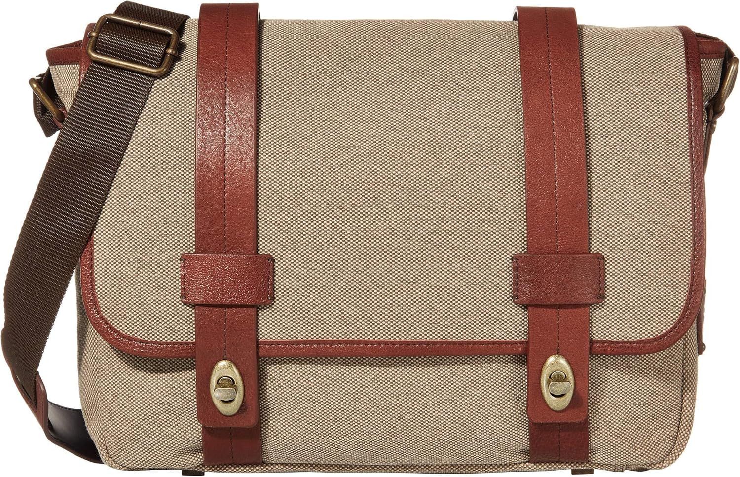 bosca leather messenger bag