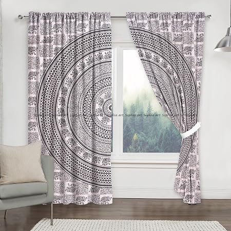 Téléchargement gratuit Images Sophia Art Rideau De Cuisine Hippie Bohemien Motif Mandala actualisé salutations
