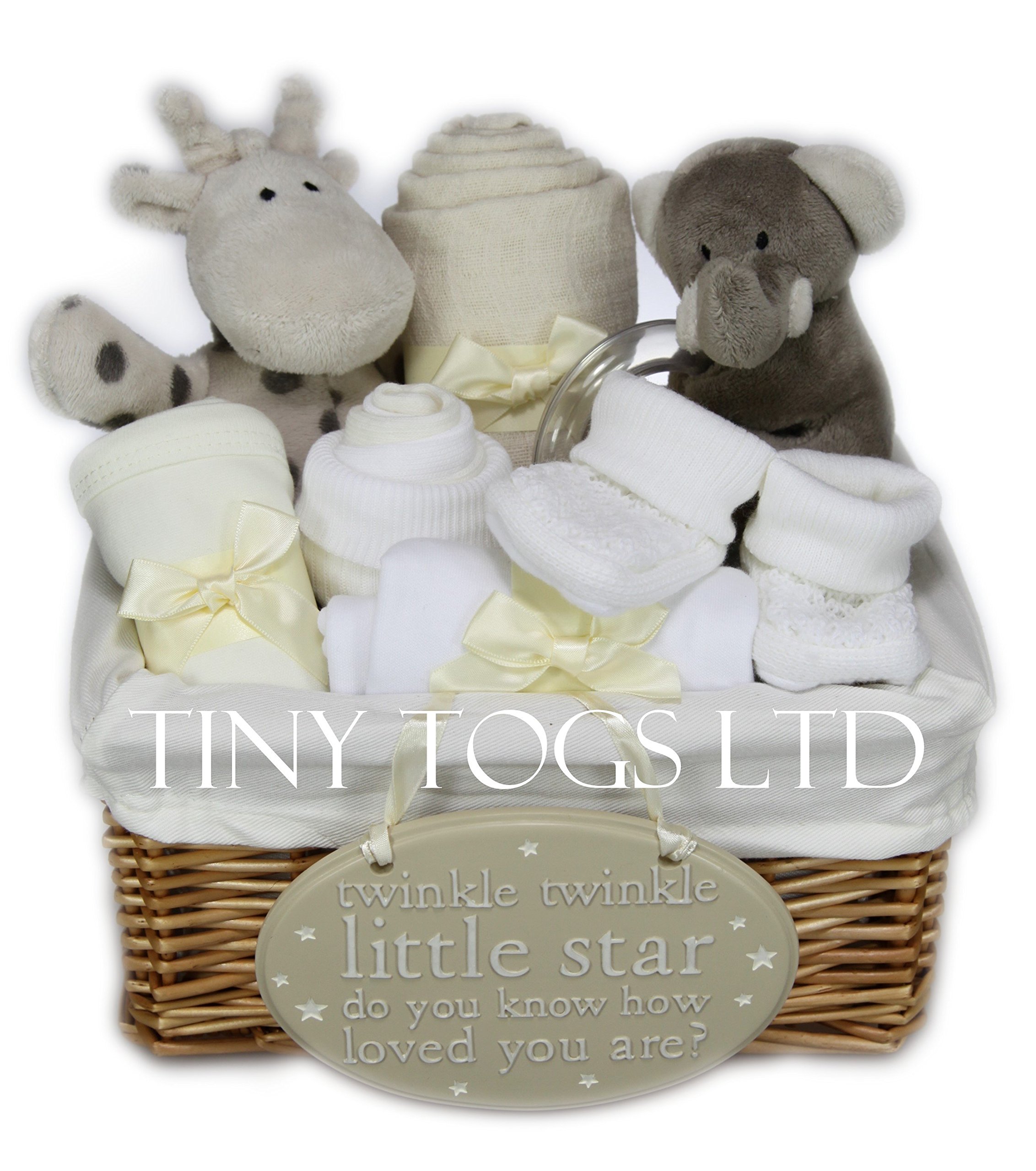 neutral baby hamper