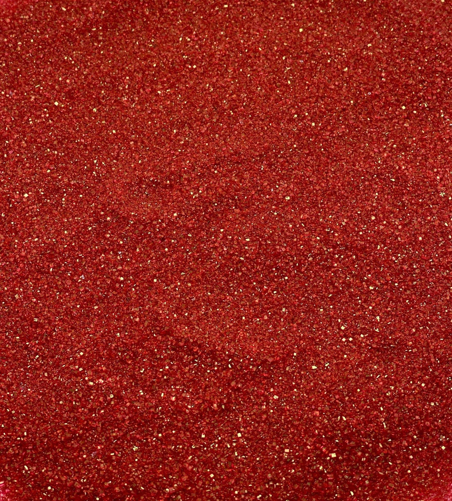 Sweet Taste of Love Red Sanding Sugar - 8 OZ Resealable Stand Up Candy Bag - Valentines Day Themed Colored Sugar for Baking and Decoration - Sweet Topping for Desserts and Baked Goods