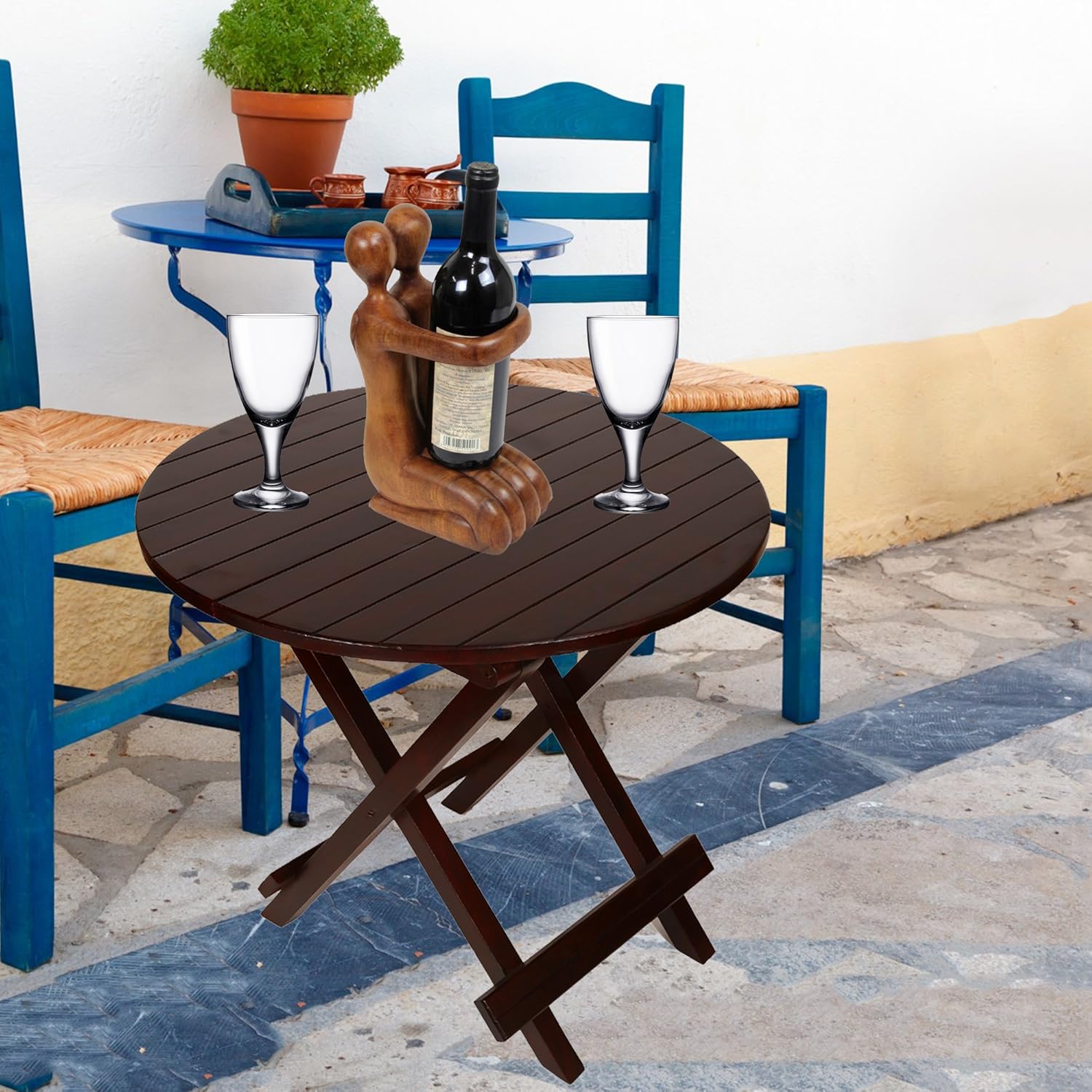 Santosha Decor Solid Sheesham Folding Wooden Coffee Table with Special PU Polish