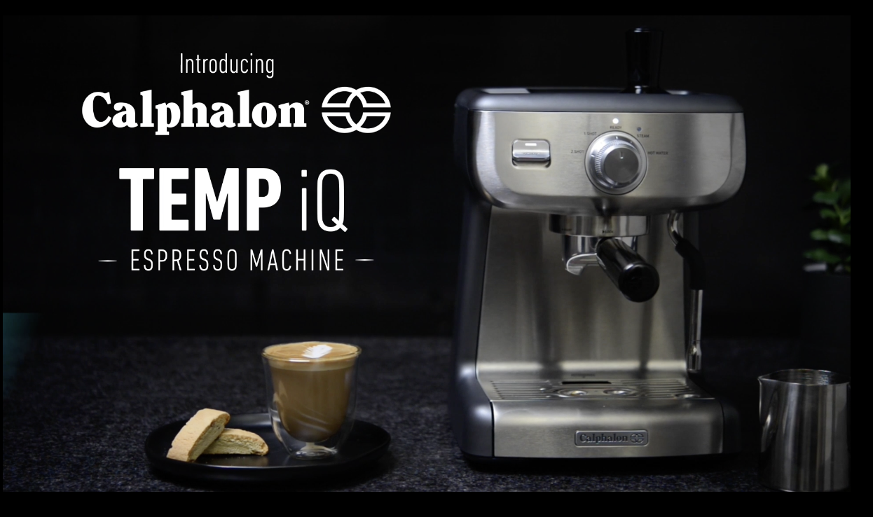 Calphalon BVCLECMP1 Temp iQ Espresso Machine with Steam Wand, Stainless