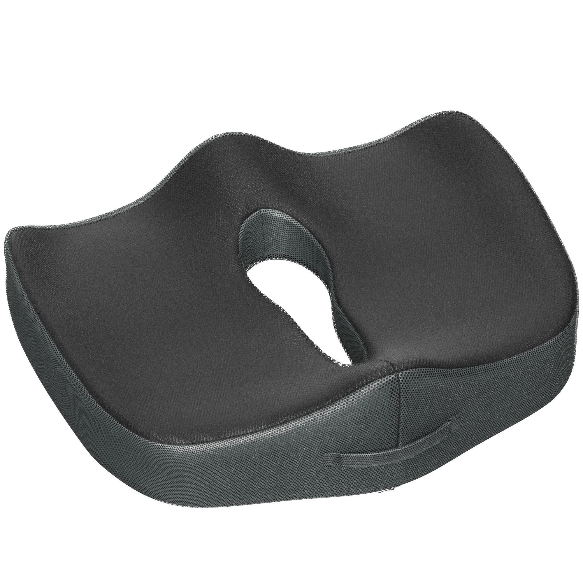 Gideon Coccyx Cushion Orthopedic Tailbone Seat Cushion for Office Chair, Car, Truck, Wheelchairs, etc. - Provides Relief for Lower Back Pain, Tailbone, Sciatica, Pelvic Pain, Prostate, etc.[UPGRADED]