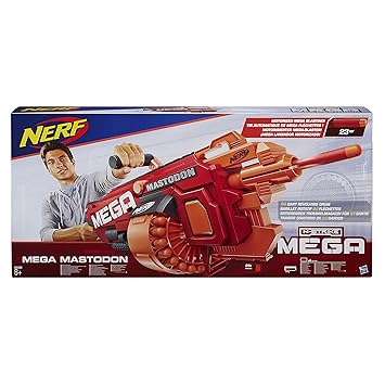 Hasbro Nerf B8086EU4 - N-Strike Elite Mega Mastodon, Spielzeugblaster