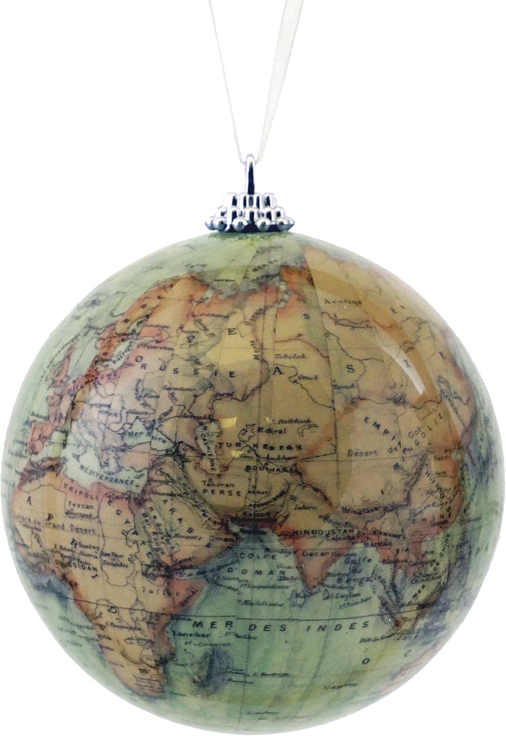 Caffco Antique Old World Map Globe 