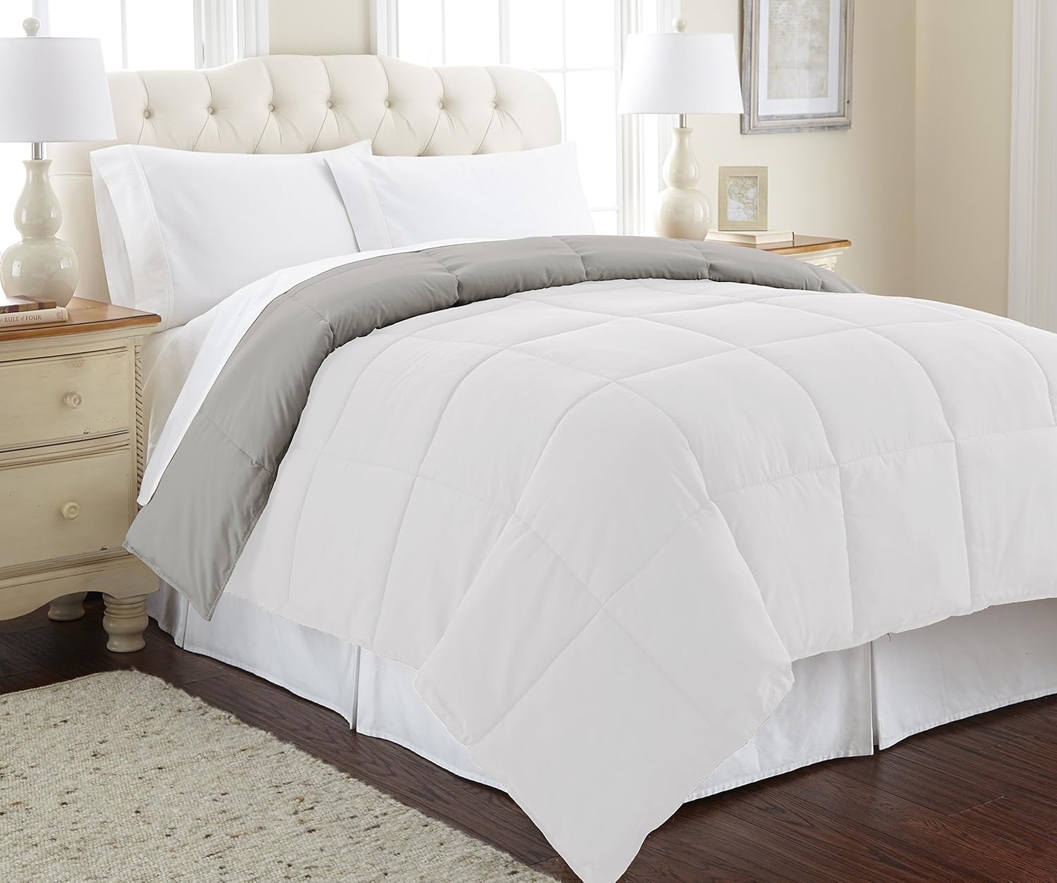 Which Is The Best Cooling Fiber Comforter Grey Queen