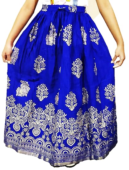 girls royal blue skirt