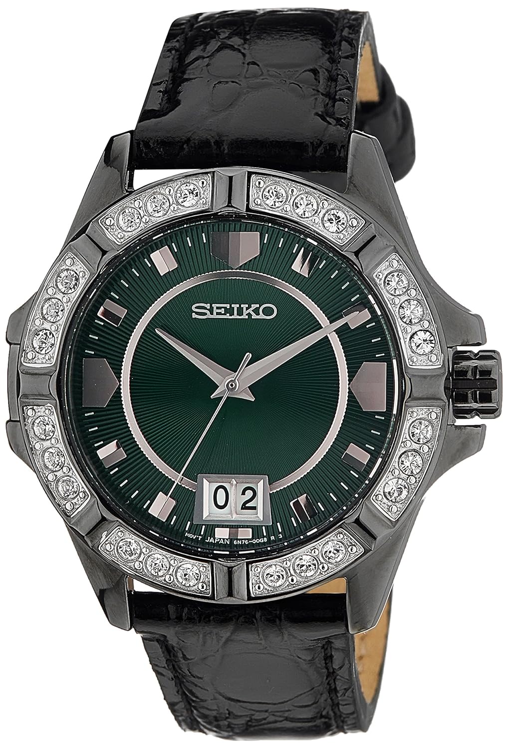 green dial watch seiko