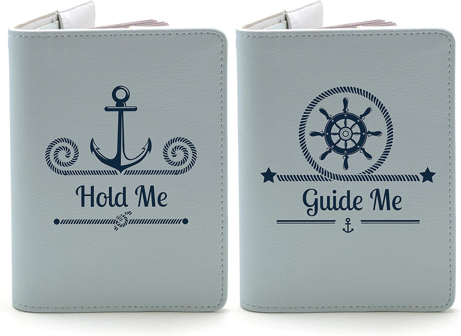 Couple passport holder Set of 2 Personalized with your Names