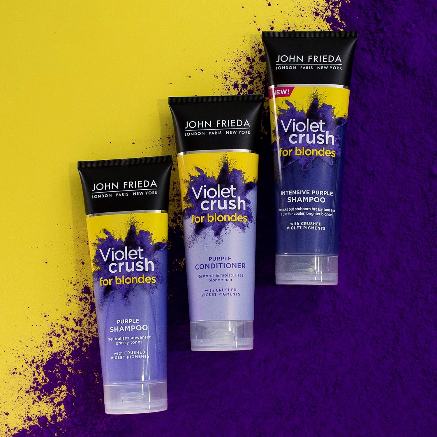 John Frieda Violet Crush for Blondes Toning Shampoo for Blonde Hair Purple Shampoo for Blondes 250 ml, 250 ml (Pack of 1) - Image 5