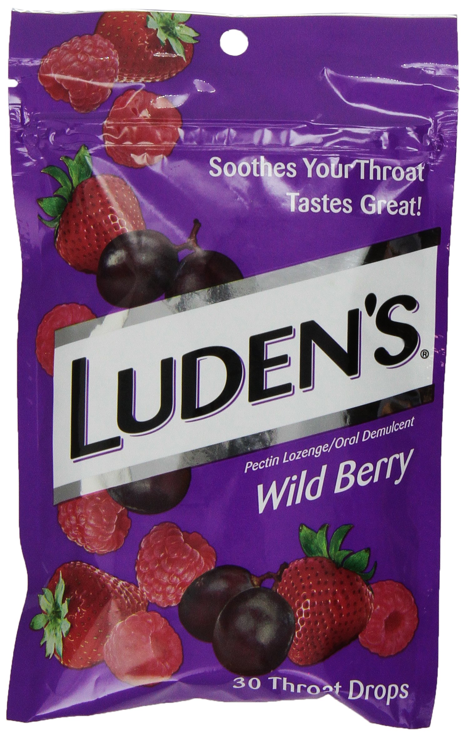 New Ludens Blue Raspberry Cough Drops, Single Pack Beauty