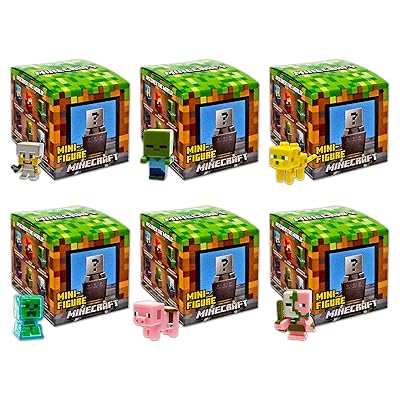 Buy Minecraft Minecart Series Mini Figure Blind Box Pack Of 6 Online In Canada B0xkrc9x