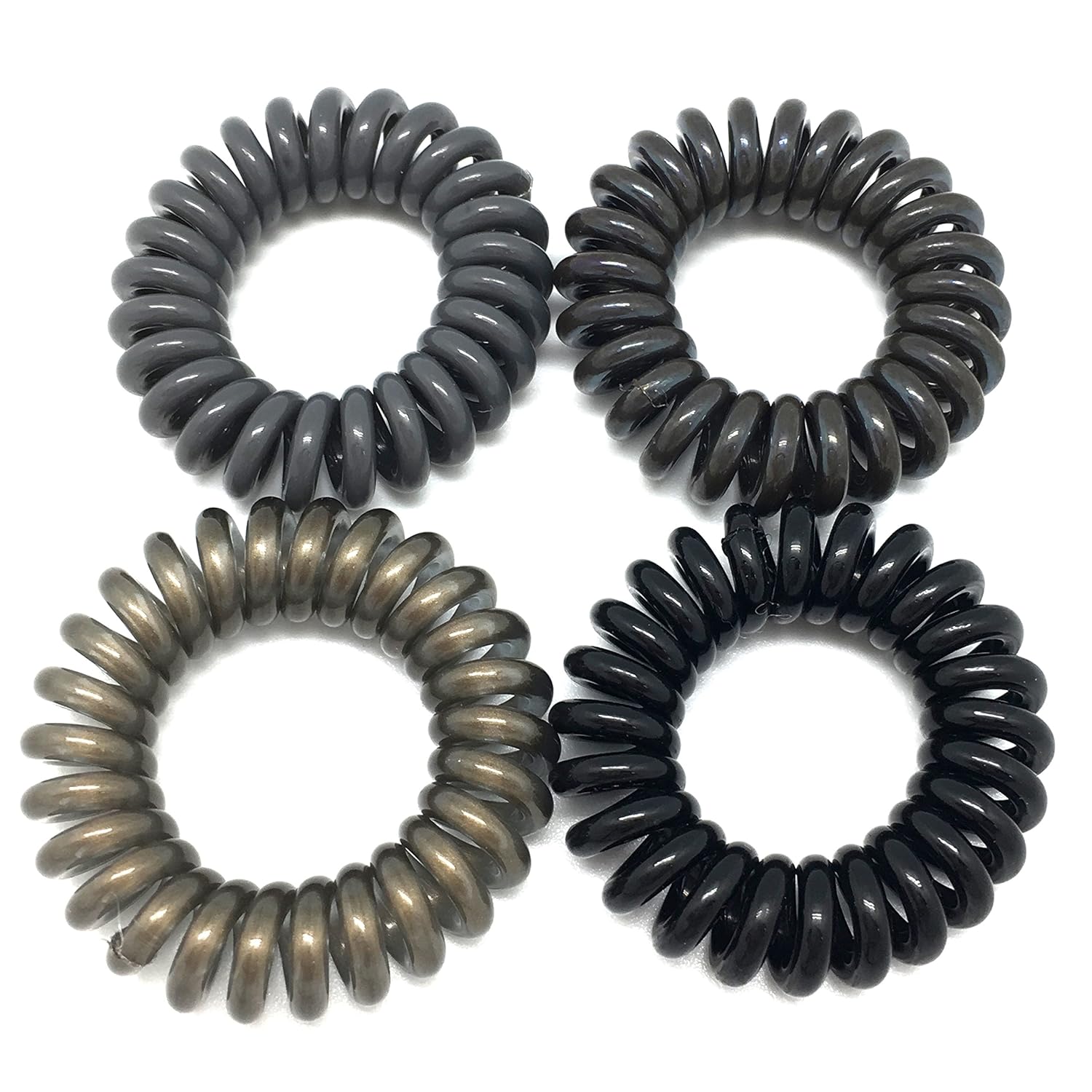 Amazon Com Swirlydo No Slip Hair Ties Neutral C Small 4