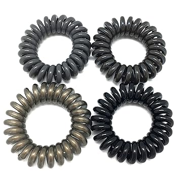 Amazon Com Swirlydo No Slip Hair Ties Neutral C Small 4