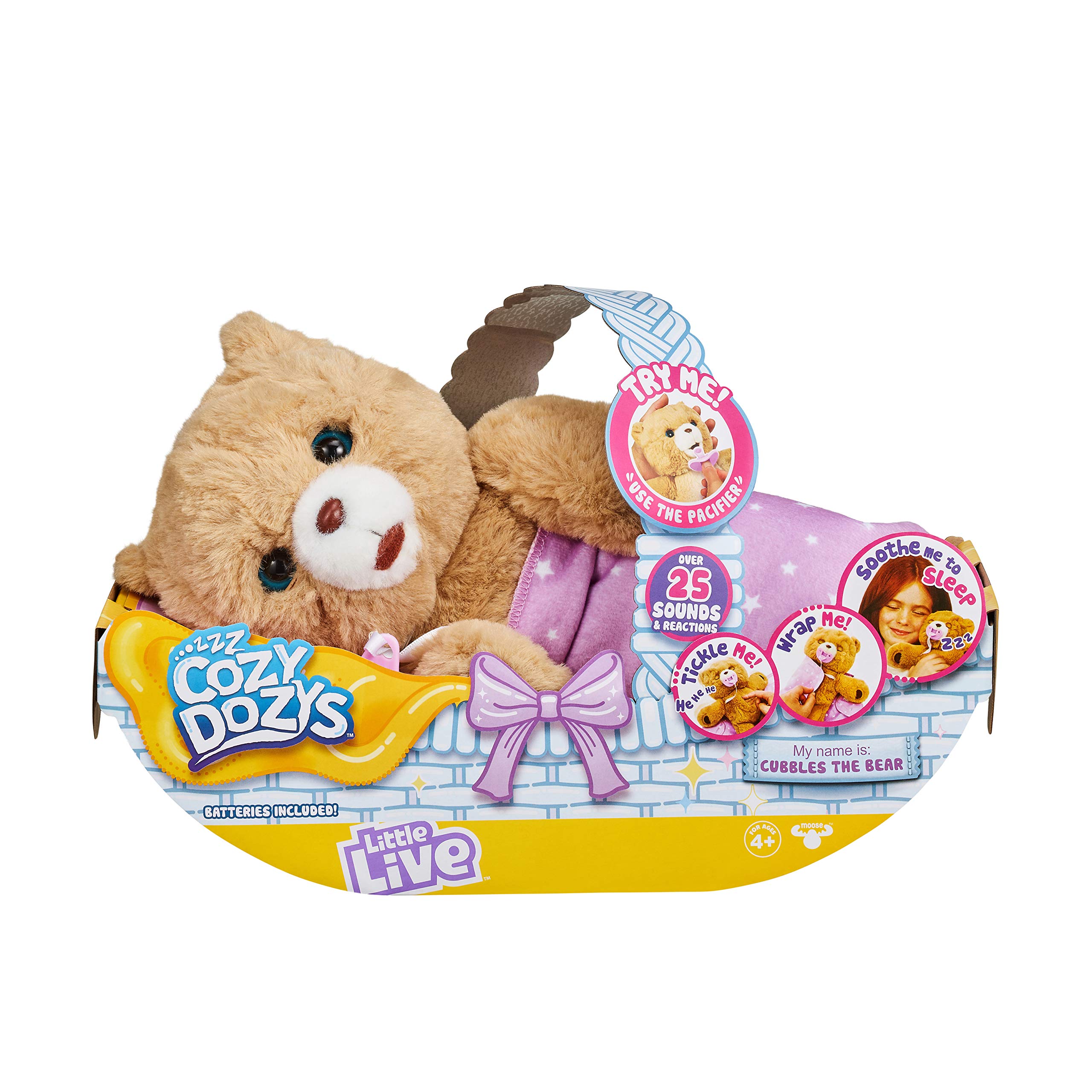 Little Live Pets Cozy Dozy Cubbles The Bear Over 25 Sounds and React | amzdealz