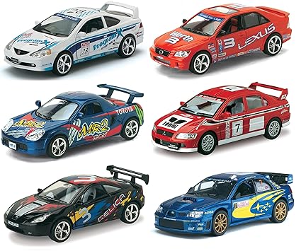 Kinsmart Street Fighter Die-Cast Car with Openable Doors and Pull Back Action