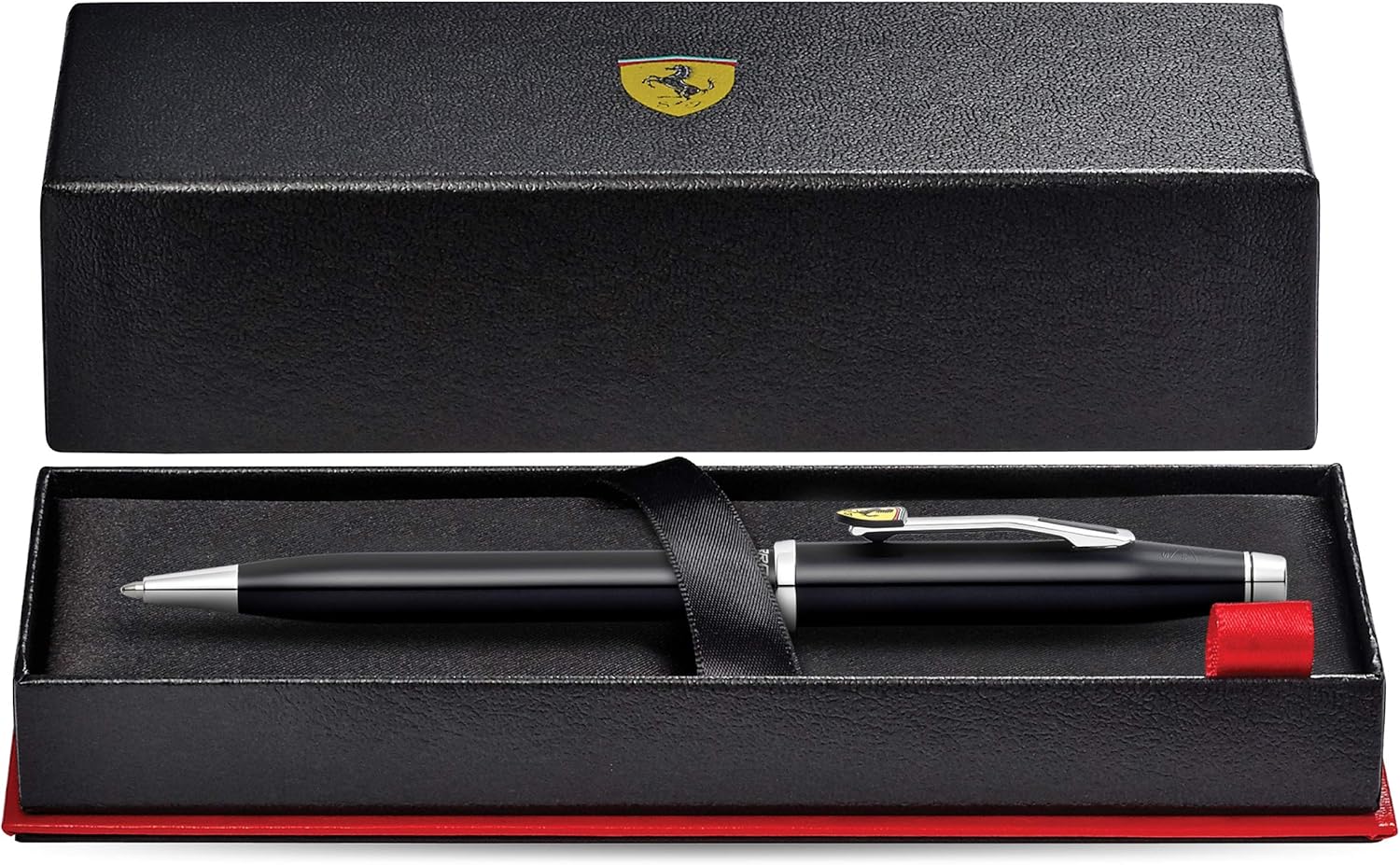 Cross Century II Ferrari collection Glossy Black lacquer / Rhodium Ballpen Item # FR0082WG-119 - Image 3