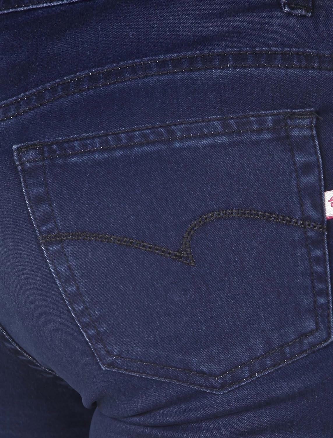 flirt nx women's denim stretchable dark blue slim fit jeans