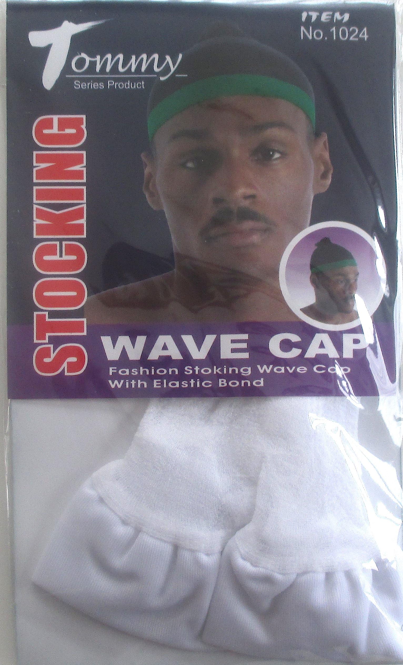 Tommy Stocking Wave Cap White DU RAG DOO RAG Skull New