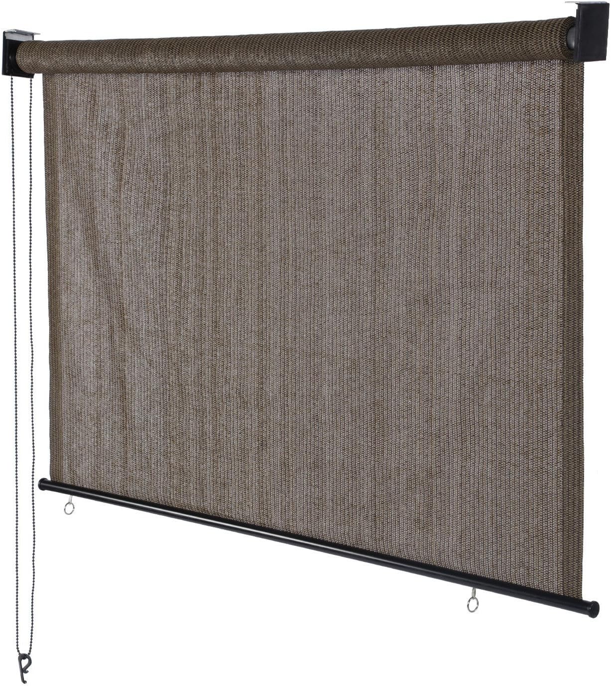 Derstadt Roller Window Shade Roller Sun Shade Blind Roll Up Shade Sun Blackout Exterior Sunscreen Chain Darkening New, (180gsm HDPE, 95% UV Protection,8X6ft,Anaconda)