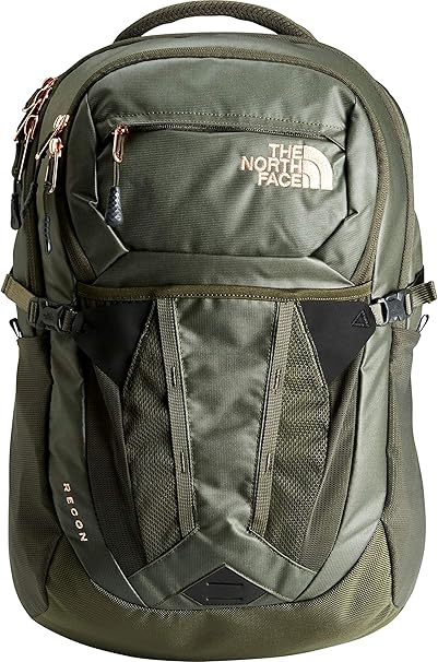 The North Face Women S Recon 30 Liter Backpack New Taupe Green Carbonite Rose Gold Amazon It Abbigliamento