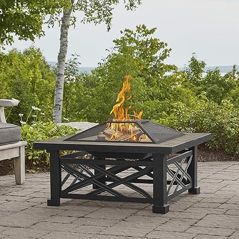 Amazon Com Real Flame Larkspur Wood Buring Outdoor Fire Pit