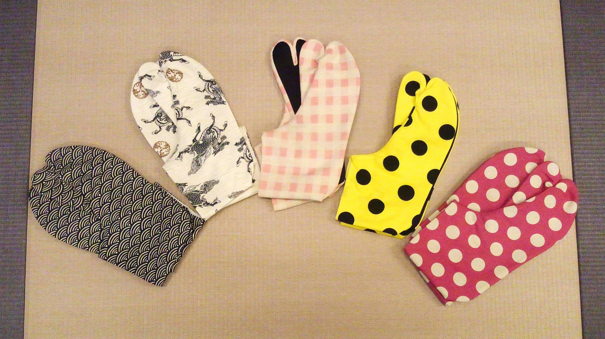 Pop Tabi socks 5 pair(5 colors) set