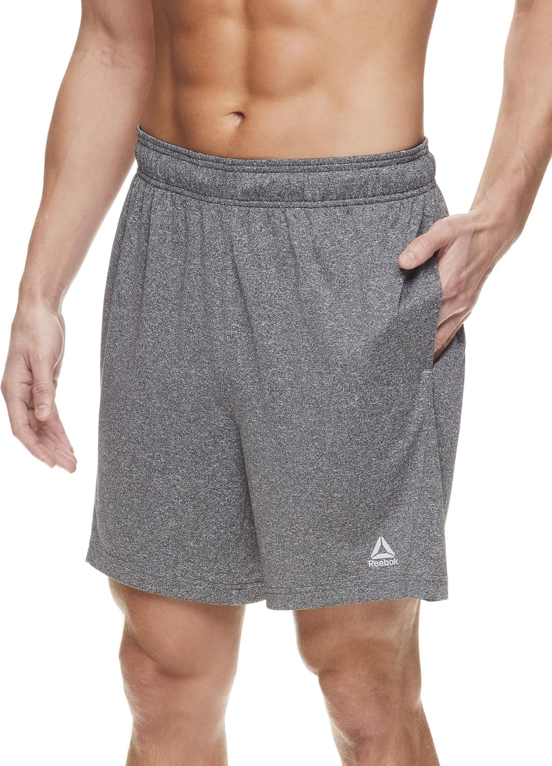 Reebok Men's Drawstring Shorts - Athletic Running & Workout Short w/ Pockets: Clothing