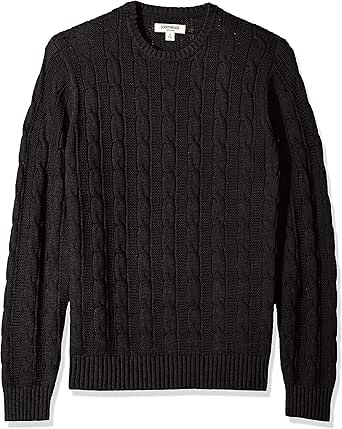 mens black jumper crew neck