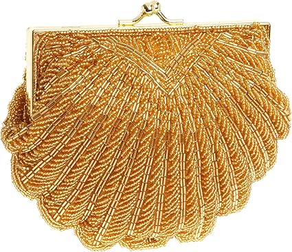 gold shell clutch