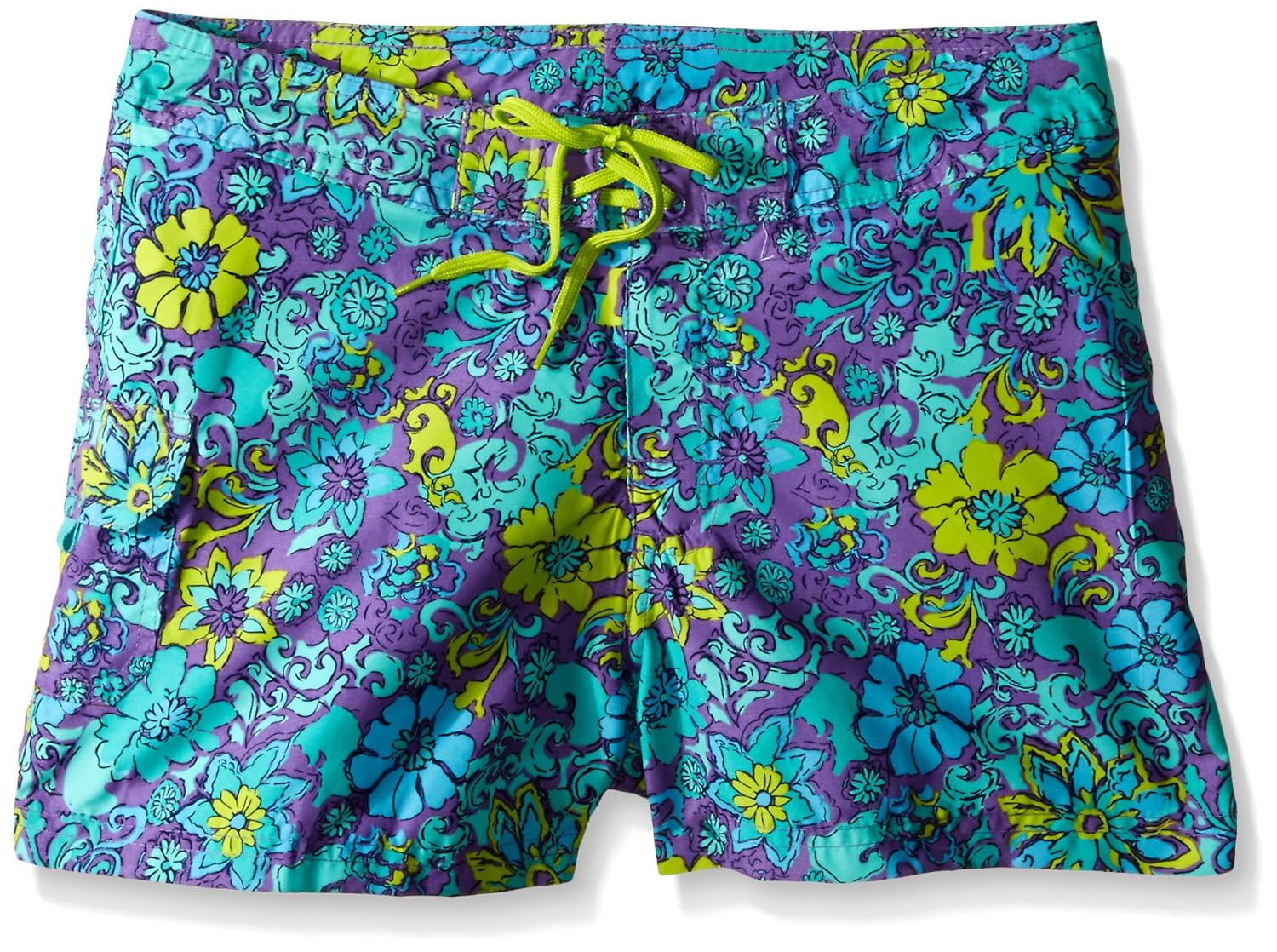Buy Kanu Surf Little Girls Karlie Boardshort, Purple, Medium (5) at