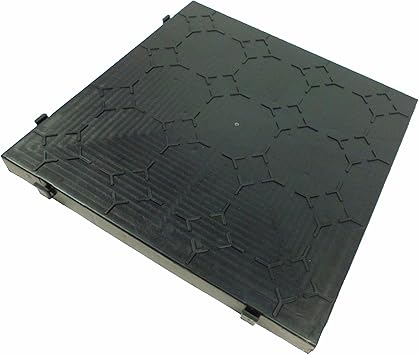 16 X Schwarz Grid Slab Deck Kunststoff Gehwegplatten Path Drive Turf Gras Schutzen Garten Terrasse Heavy Duty Amazon De Baumarkt