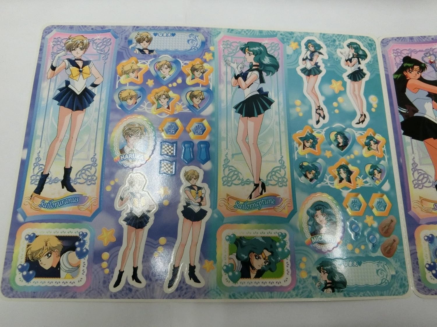 Amazon 美少女戦士セーラームーン セーラームーンワールド ジャンボシールダス 03 海王みちる 天王はるか 土萌ほたる 冥王せつな 単品 アニメ 萌えグッズ 通販