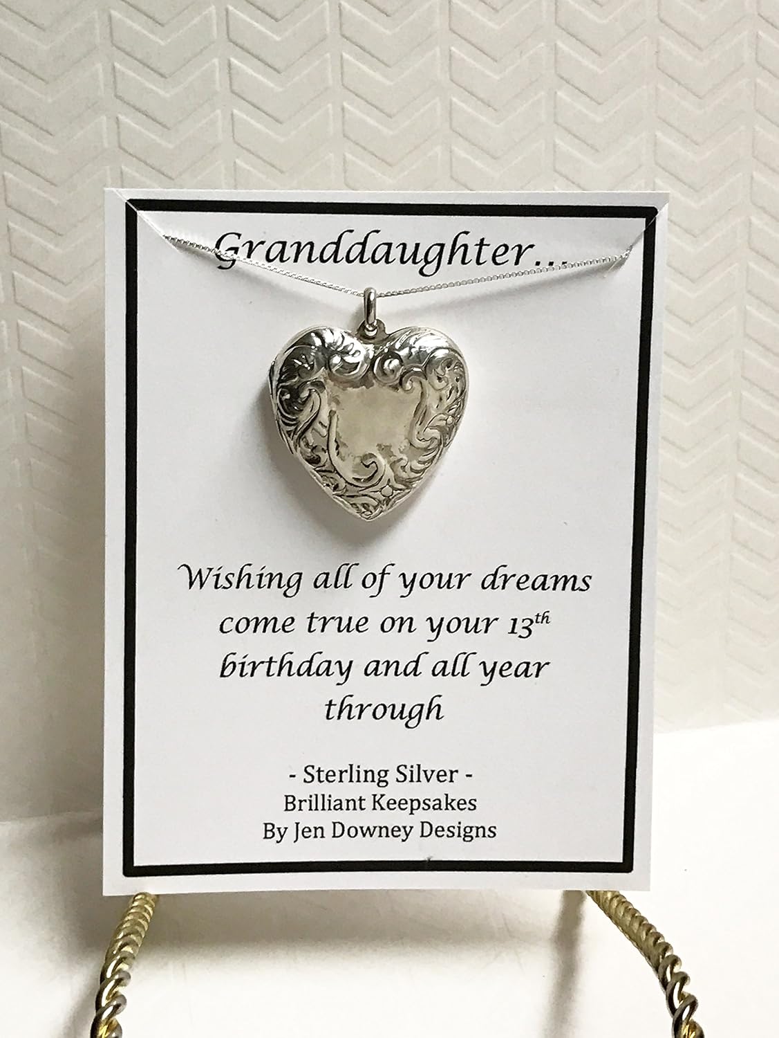 Amazon.com: 13th Birthday Gift for Granddaughter Sterling Silver